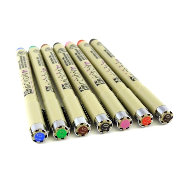 Tehnički flomaster SAKURA Pigma Micron® HUNTER GREEN - razne veličine