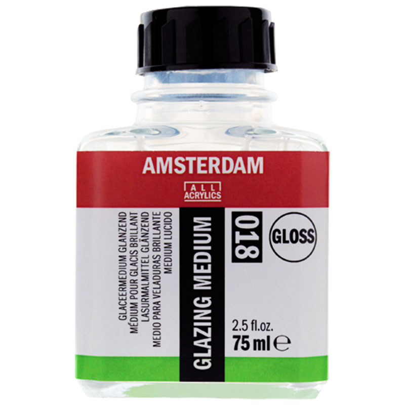 Amsterdam stakleni medij za akril sjajni 018 - 75 ml