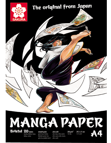 Manga Sketchbook – A4, 20 listova