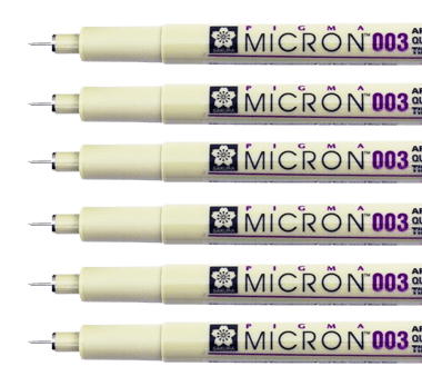 SAKURA Pigma Micron® tehnički flomaster – 0,15 mm