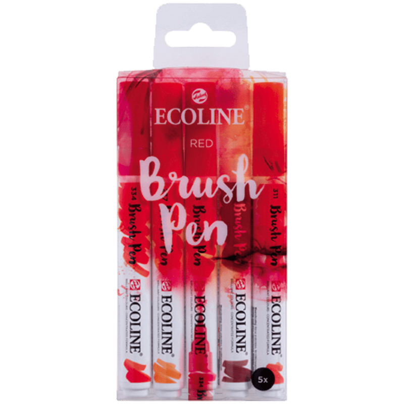 Ecoline akvarel set - Red