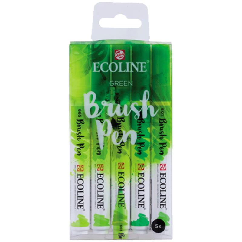 Ecoline akvarel set - Green 