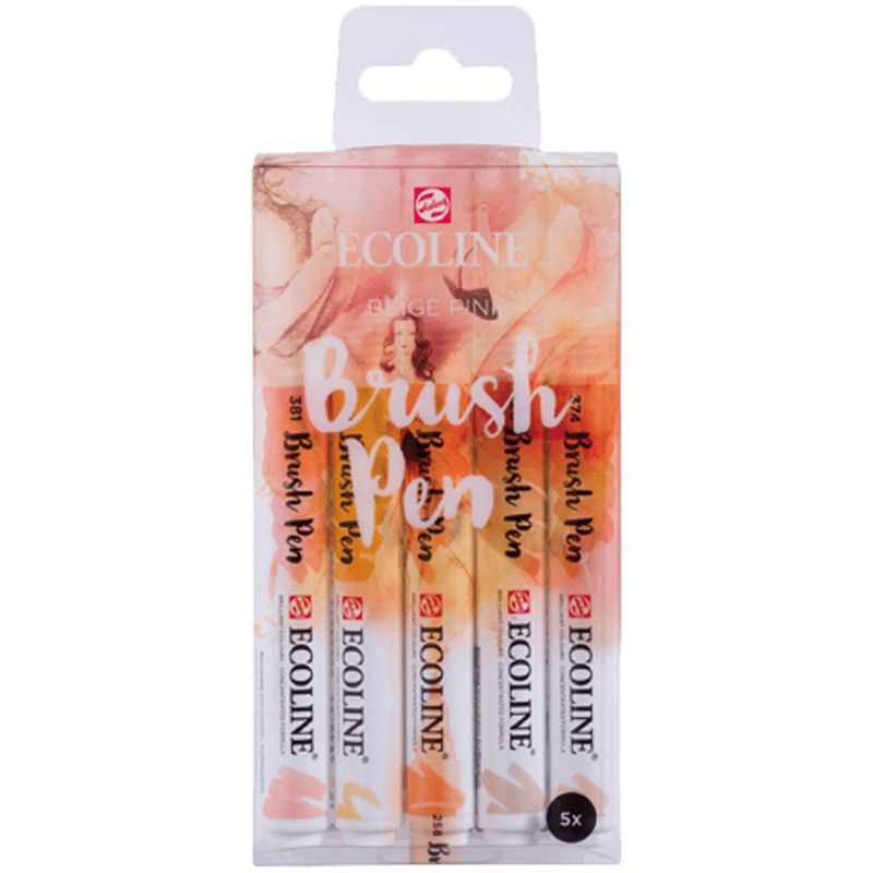 Ecoline akvarel set - Beige Pink