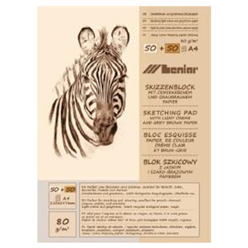 Sketchpad Leniar Zebra - razni formati