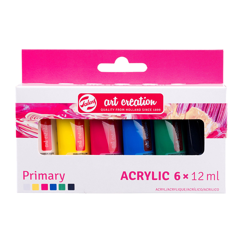 Art Creation Set akrilnih boja 6 x 12 ml - Primary