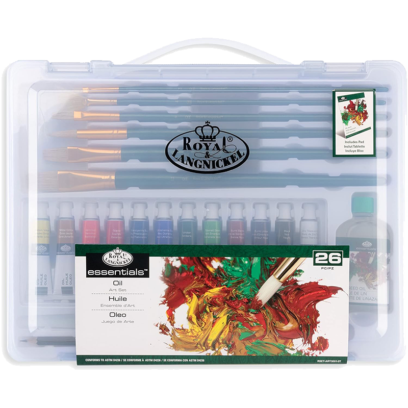 Royal & Langnickel RSET-ART3201 set uljanih boja u prozirnoj kutiji