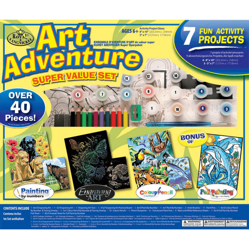 Kreativni set za stvaranje Art Adventure – Žuta