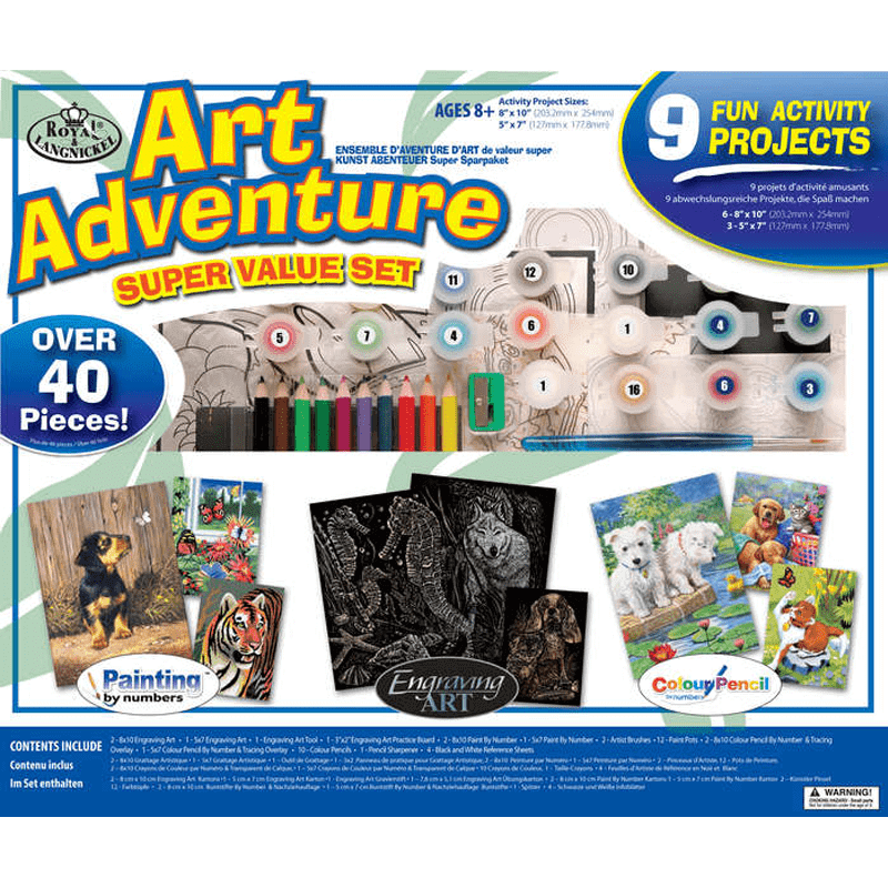 Kreativni set za stvaranje Art Adventure – Bijeli