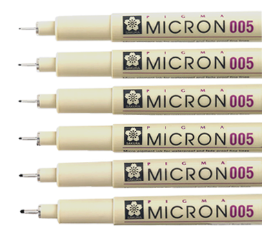 SAKURA Pigma Micron® tehnički flomaster - 0,2 mm