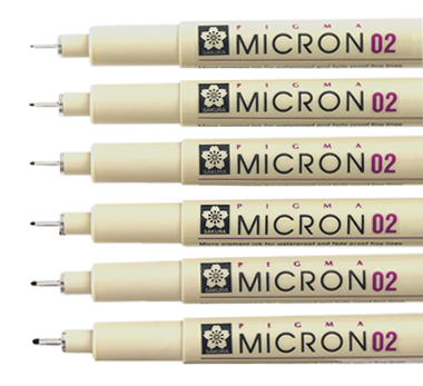 SAKURA Pigma Micron® tehnički flomaster - 0,3 mm