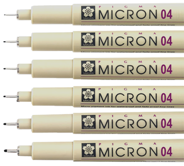 SAKURA Pigma Micron® tehnički flomaster - 0,4 mm