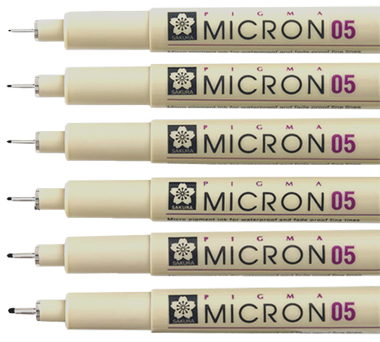 SAKURA Pigma Micron® tehnički flomaster - 0,45 mm