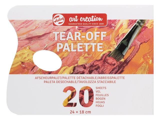 Talens ArtCreation paleta za kidanje – ovalna