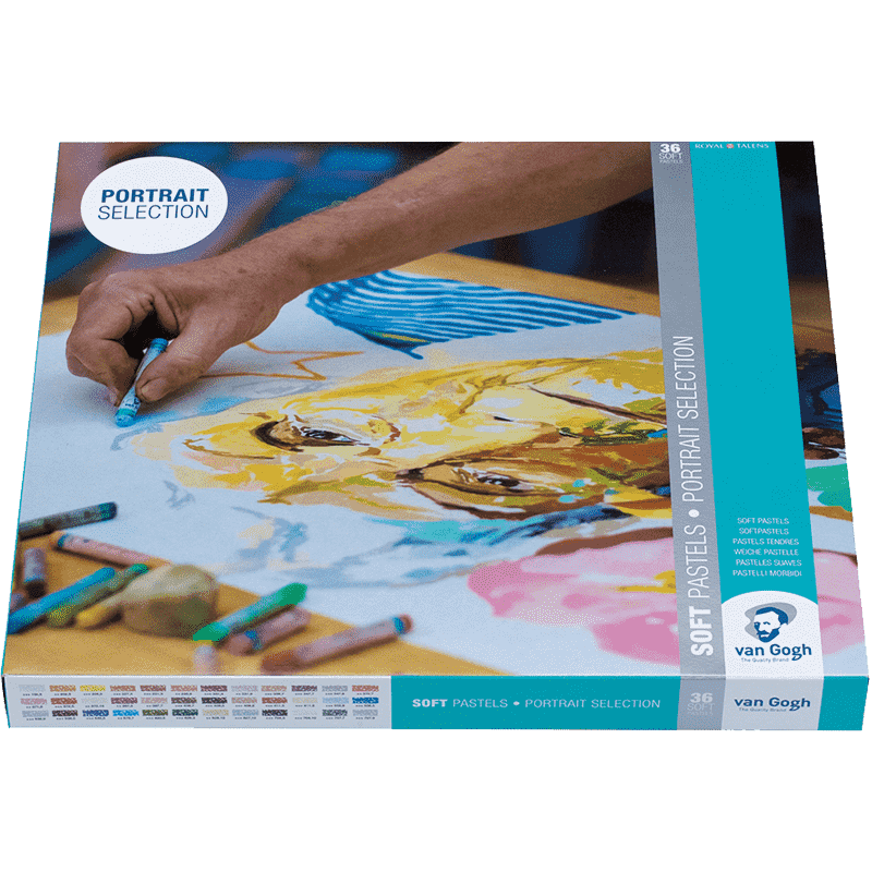 Suhe pastele Van Gogh – set od 36 pastela - portret