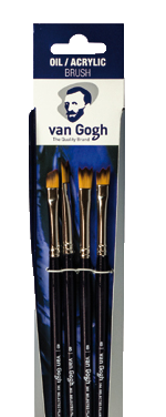 Kistovi za uljni i akrilni Van Gogh 302/303/304/305 - set 4 kom