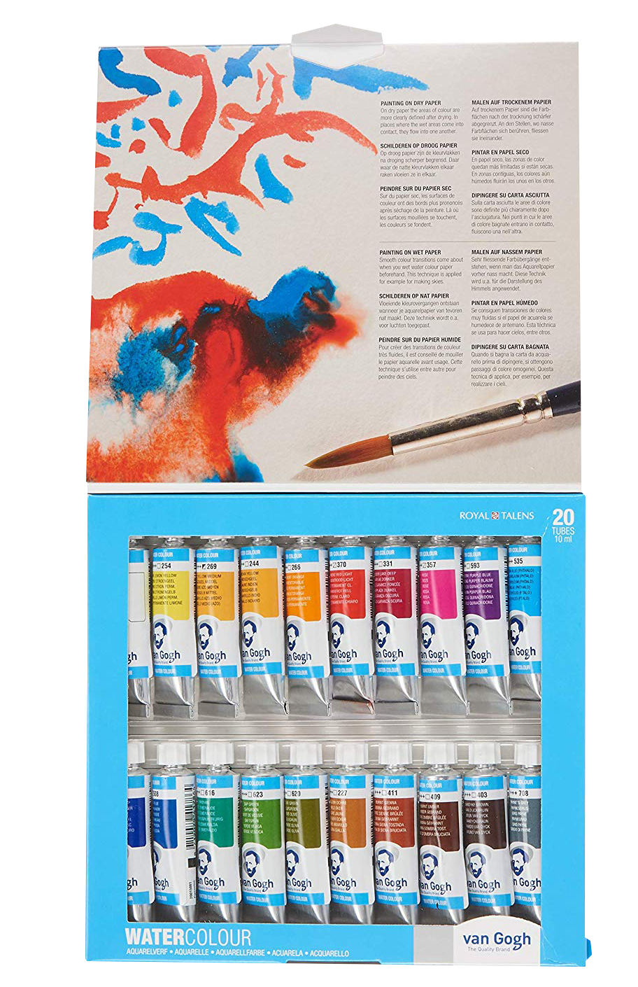 Akvarel boje Van Gogh - set - 20x10 ml tube