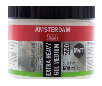 Amsterdam Extra Gusti Gul medij matni za akryl 022 - 500 ml