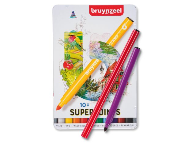 Markeri Bruynzeel Superpoints – set od 10 kom