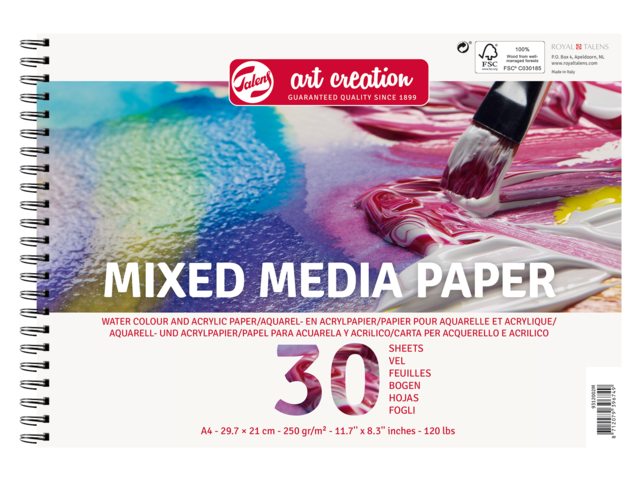 Blok Art Creation Mixed Media A4, 250 g, 30 listova