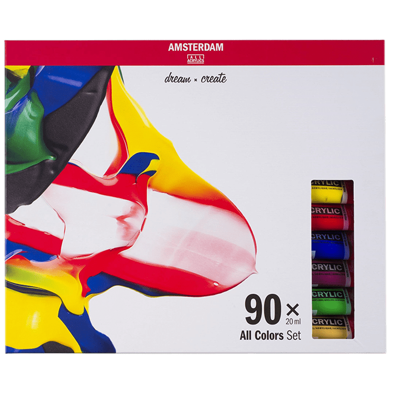 Akril boje Amsterdam - set 90 x 20ml - All colors