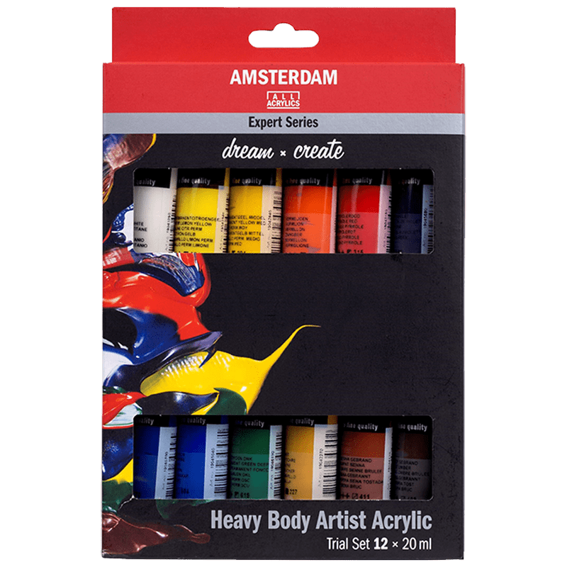 Akril boje Amsterdam Expert - Trial set - 12 x 20ml