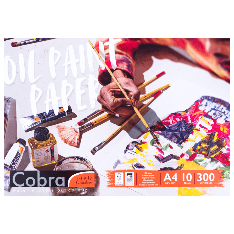 Blok Cobra za ulje A4,  300g - 10 listova