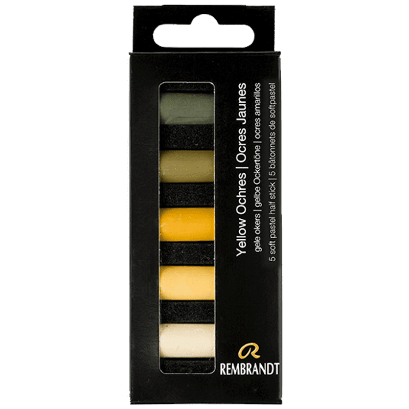 Suhe pastele REMBRANDT - Yellow Ochres - set od 5 napola pastela