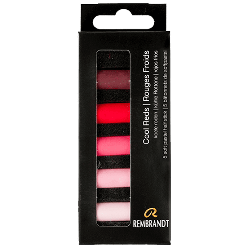 Suhe pastele REMBRANDT - Cool Reds - set od 5 napola pastela