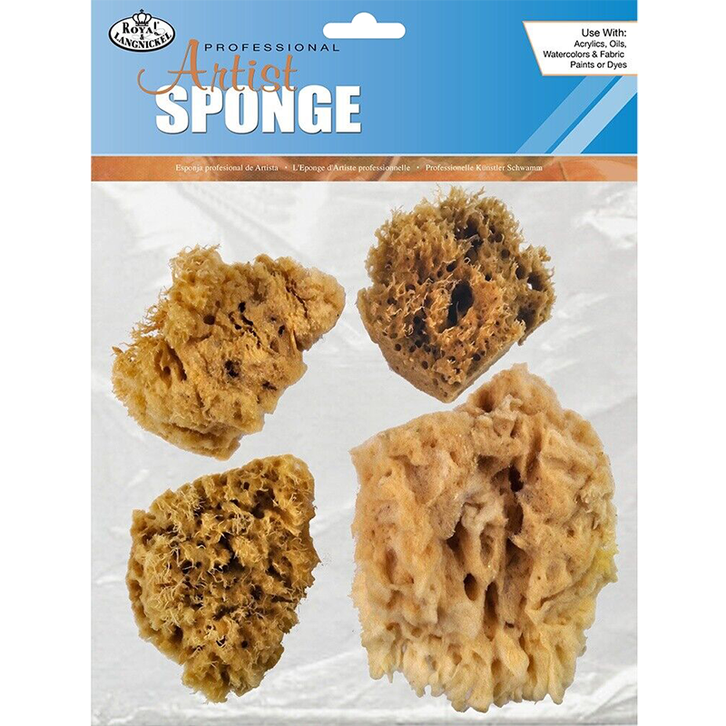 Prirodne oceanske spužve Royal Langnickel - set od 4 kom