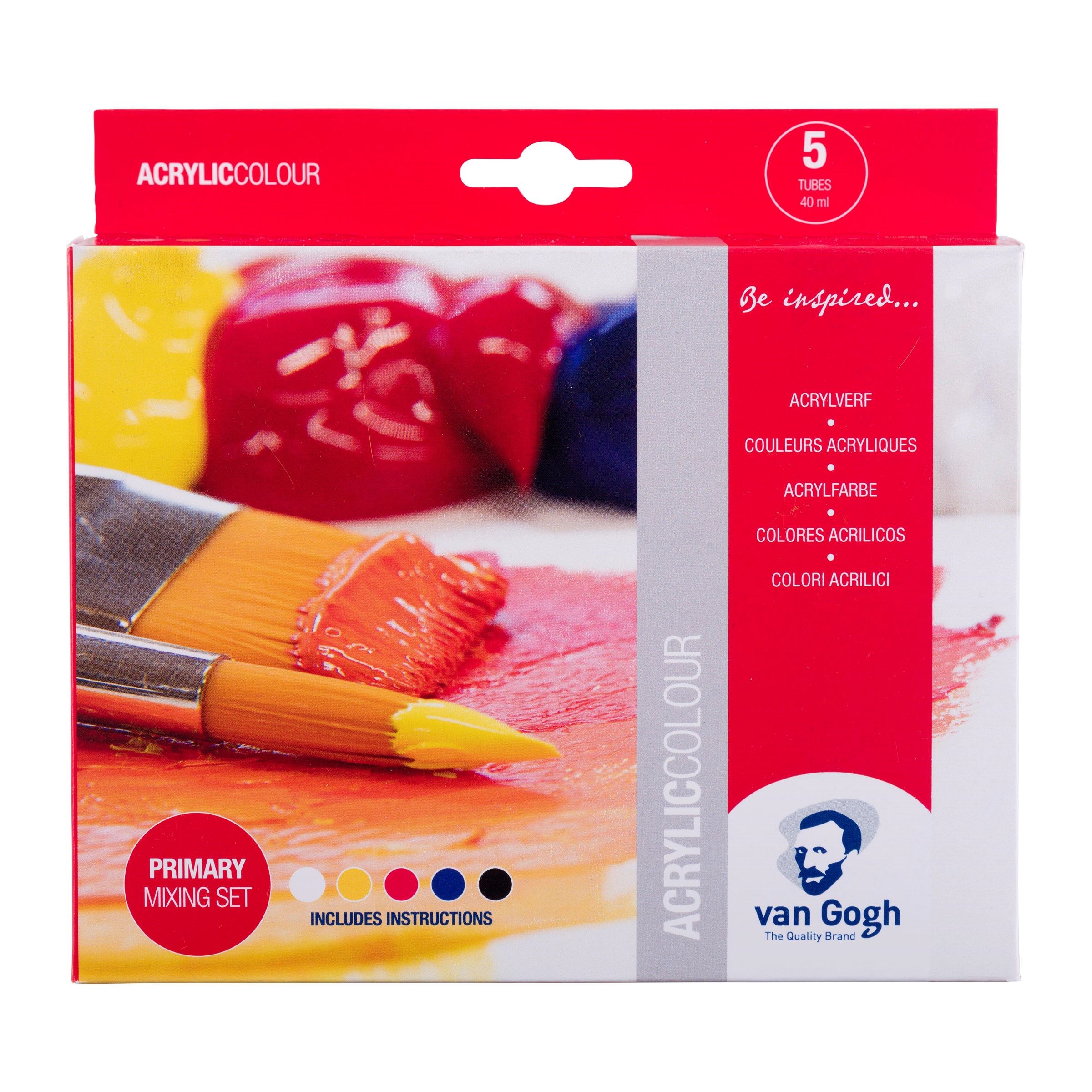 Akrilne boje Van Gogh - primary mixing set 5 x 40 ml