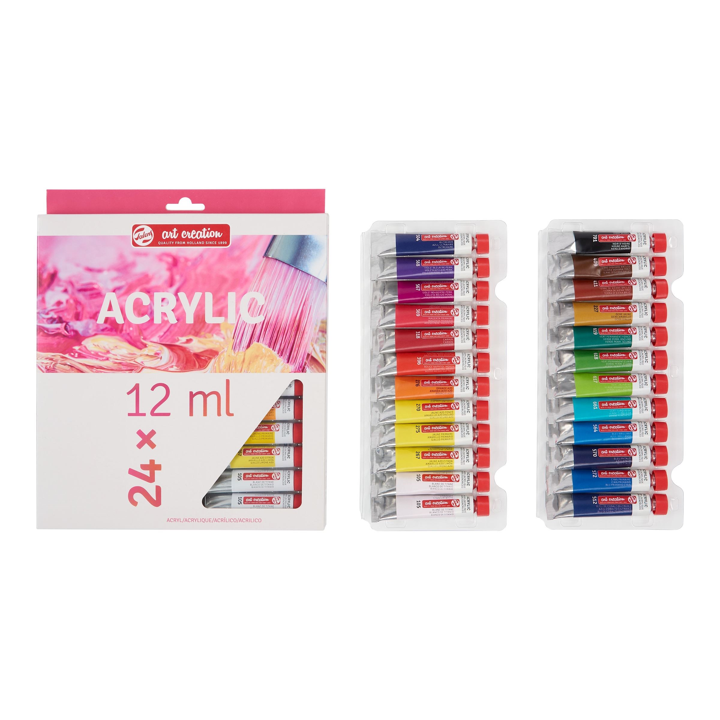Akril boje Talens ArtCreation - set 24 x 12 ml