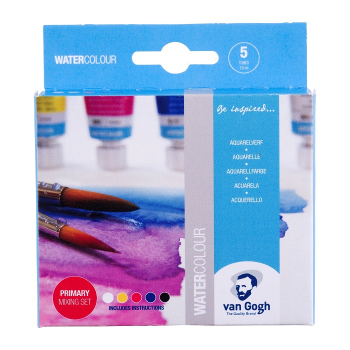 Akvarel boje Van Gogh PRIMARY - set 5 x 10 ml tube
