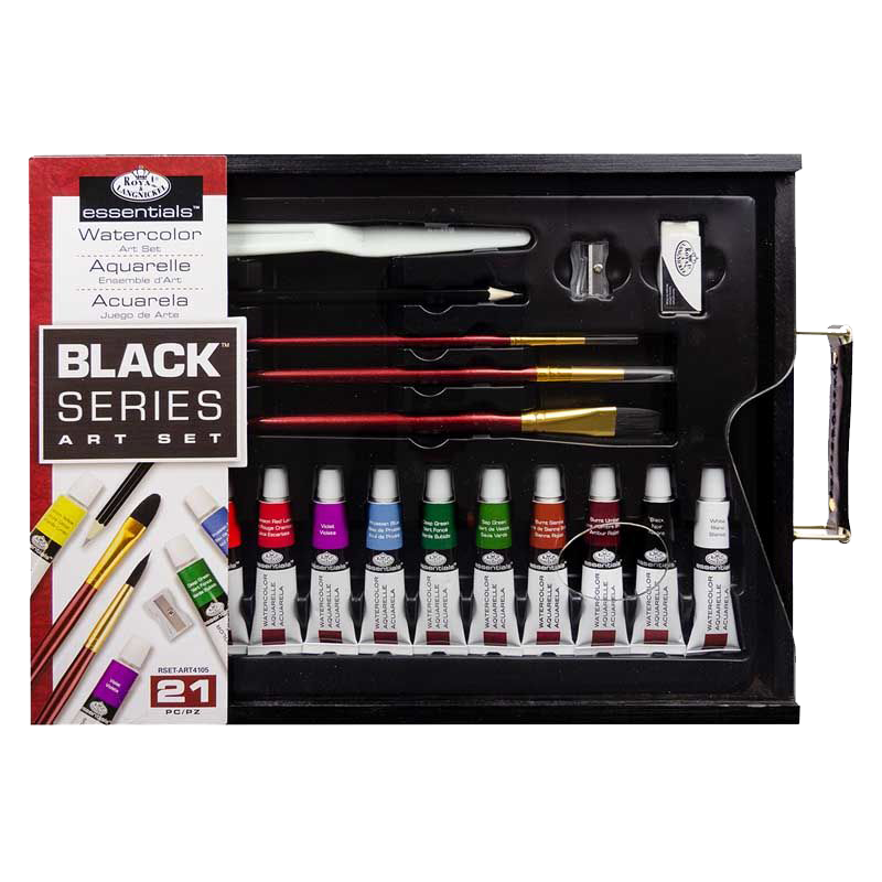 Set akvarel boja Royal Langnickel Black Series - 21 kom