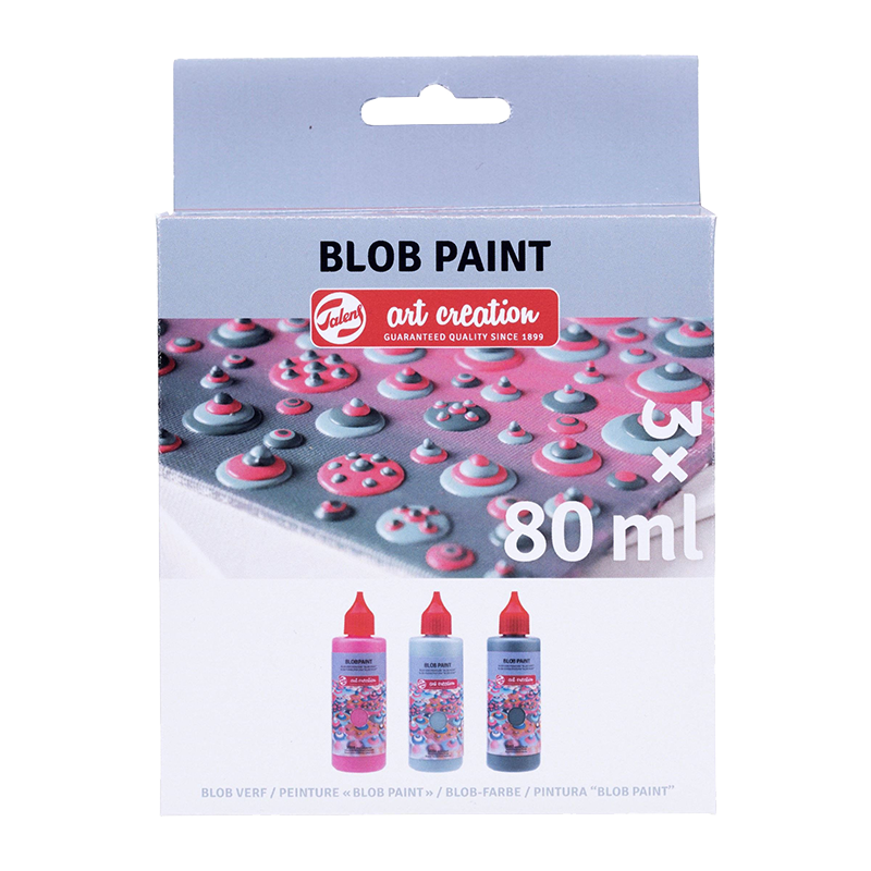 Set boja Art Creation Blob Paint Pink - 3 x 80 ml