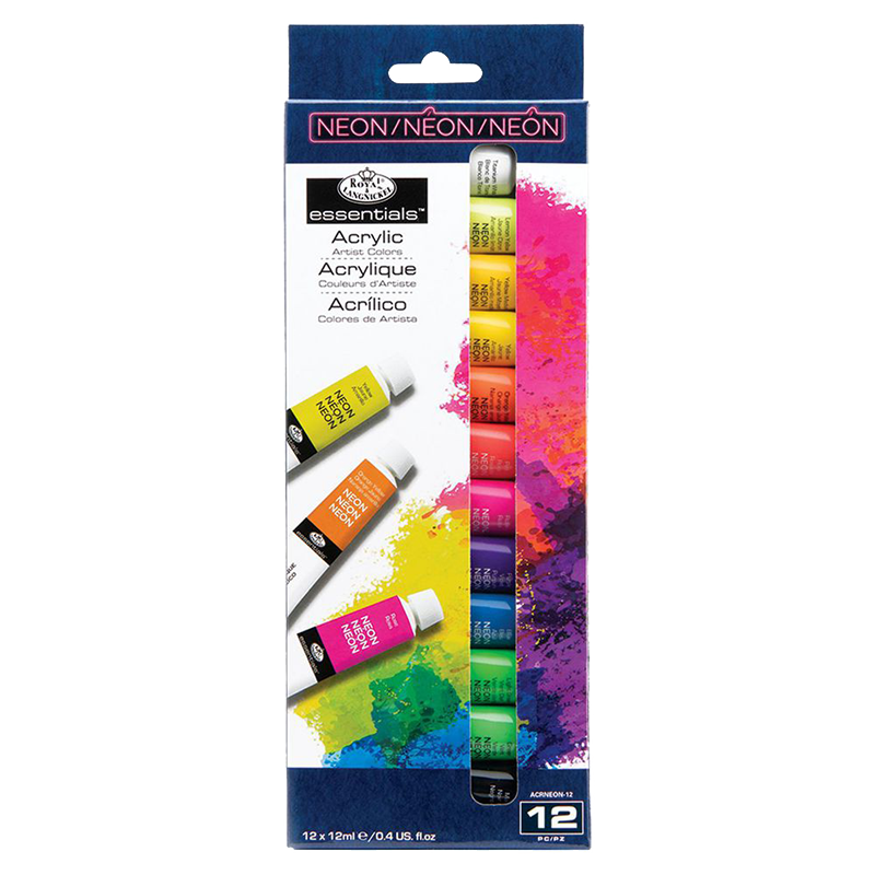 Royal & Langnickel Set akrilnih neonskih boja 12x12 ml
