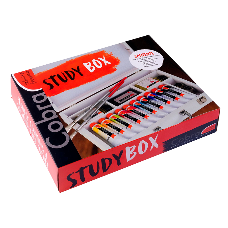 Cobra Study uljna Basic kutija 10 x 40 ml + pribor