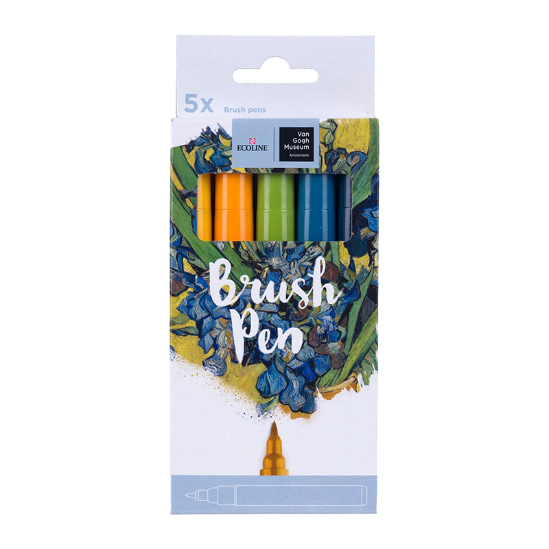 Ecoline Brush Pen Set Van Gogh Museum - 5 boja
