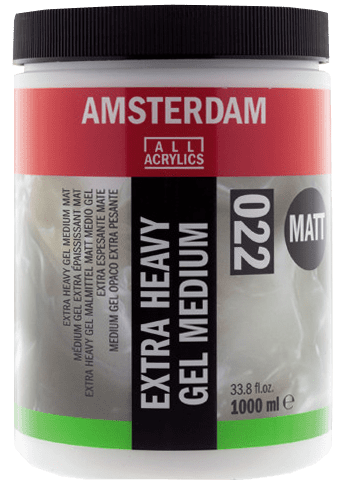 Amsterdam Extra Gusti Gul medij matni za akryl 022 - 1000 ml