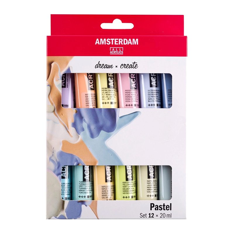 Amsterdam Akrilne boje set od 12 x 20 ml - Pastel 2