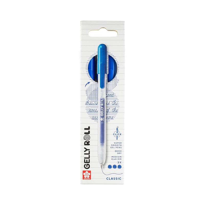 Sakura Gelly Roll Classic gel olovke, 3 kom – Blue