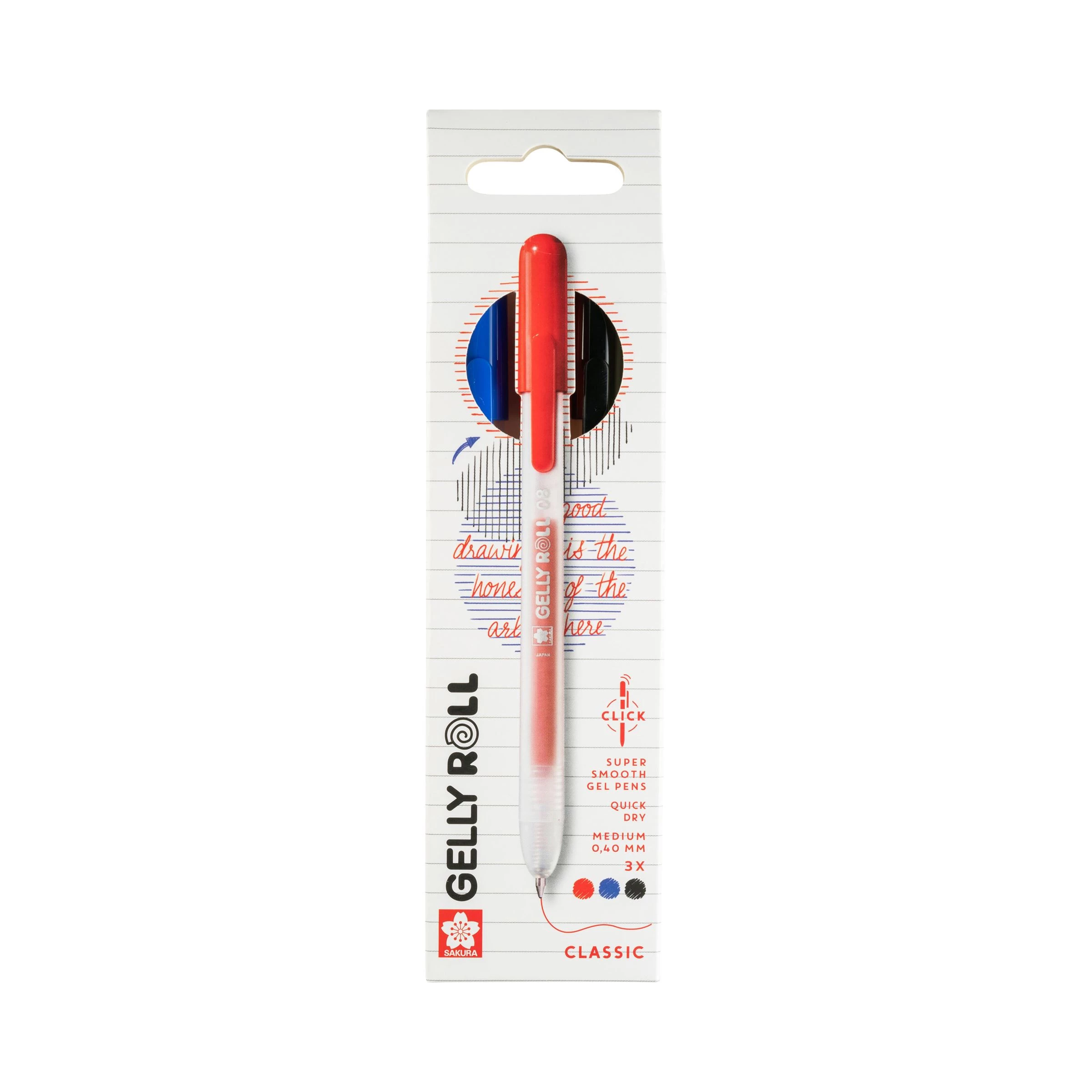 Sakura Gelly Roll – klasične gel olovke, set 3 kom